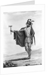 Portrait of Kaskaskia Indian by Anonymous