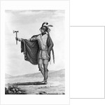 Portrait of Kaskaskia Indian by Anonymous