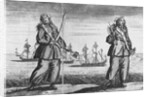 Illustration of Ann Bonney and Mary Read Dressed as Pirates by Anonymous