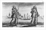 Illustration of Ann Bonney and Mary Read Dressed as Pirates by Anonymous