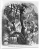 Female missionary teaching group of Oriental women, perhaps Burmese; c. 1850 by Anonymous