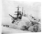 Sailing Ships in Alaskan Ice by Anonymous