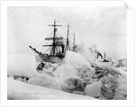 Sailing Ships in Alaskan Ice by Anonymous
