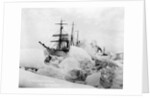 Sailing Ships in Alaskan Ice by Anonymous