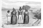 Engraving of Yaqui Indians by Anonymous