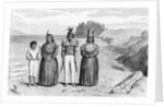 Engraving of Yaqui Indians by Anonymous