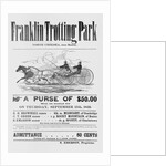 Ad for Trotter Races by Anonymous