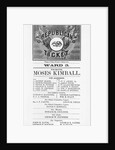 Broadside Listing Boston Republican Ticket by Anonymous