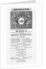 Broadside Listing Boston Republican Ticket by Anonymous