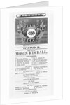 Broadside Listing Boston Republican Ticket by Anonymous