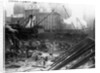 Subway Excavation Site in Union Square, New York by Anonymous