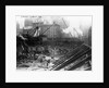Subway Excavation Site in Union Square, New York by Anonymous