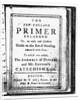 Title Page of New England Primer by Anonymous