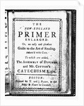 Title Page of New England Primer by Anonymous
