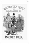 Title Page Book Illustration for Ragged Dick Written by Horatio Alger Jr