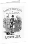 Title Page Book Illustration for Ragged Dick Written by Horatio Alger Jr