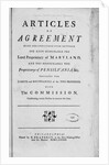 Title Page Woodcut by Benjamin Franklin of the "Articles of Agreement...Maryland and Pensilvania" by Anonymous