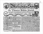 Join Or Die Issue of Massachusetts Sun by Anonymous