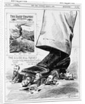 Engraving "Congress Puts its Foot Down" by Anonymous