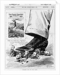 Engraving "Congress Puts its Foot Down" by Anonymous