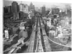 Manhattan From Brooklyn Bridge Tower by Anonymous