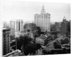 City Hall Park and Surrounding Buildings by Anonymous