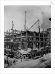 Construction of the Woolworth Building, New York by Anonymous