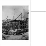 Construction of the Woolworth Building, New York by Anonymous