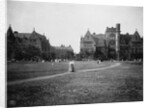 Students at University of Chicago Campus by Anonymous