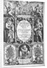 Illus. title page of The Herball or Generall Historie of Plantes by Anonymous