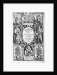 Illus. title page of The Herball or Generall Historie of Plantes by Anonymous