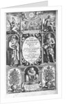 Illus. title page of The Herball or Generall Historie of Plantes by Anonymous