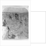 Man Looking into Sheavwitz Crossing, Grand Canyon by Anonymous