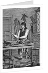 Illustration of a Cabinetmaker From Edward Hazen's Book of Trades by Anonymous