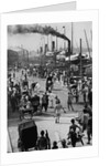 Crowds on The Bund in Shanghai by Anonymous