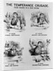 Cartoon of The Temperance Crusade: Four Hours in a Bar Room by Anonymous