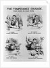 Cartoon of The Temperance Crusade: Four Hours in a Bar Room by Anonymous