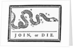 Join, or Die Political Cartoon by Benjamin Franklin