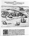 Delineatio Castelli... by Theodor de Bry