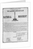 Broadside Appealing on Behalf of the Washington Monument by Anonymous