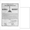 Broadside Appealing on Behalf of the Washington Monument by Anonymous
