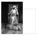 Actress Sarah Bernhardt Seated by Anonymous