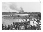 American Soldiers Watching Boat During Philippine Insurrection by Anonymous