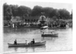 Boaters in Front of Bethesda Terrace, Central Park by Anonymous