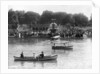 Boaters in Front of Bethesda Terrace, Central Park by Anonymous