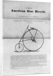 Advertisement for "The American Star Bicycle" by Anonymous