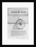 Advertisement for "The American Star Bicycle" by Anonymous