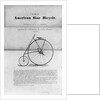 Advertisement for "The American Star Bicycle" by Anonymous