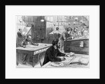 Interior of the 'Fact Room' Where the Weather Probabilities Are Made Up by H. A. Ogden