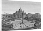 St. Peter's Square and Basilica by Anonymous